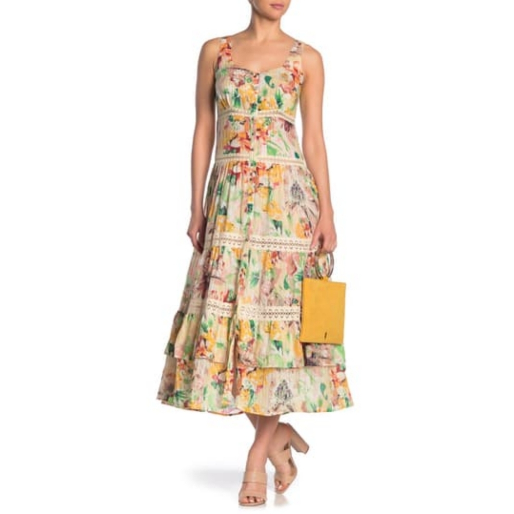 Anthropologie End of Love Maxi Dress